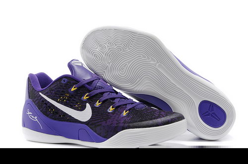 Mens Nike Zoom Kobe 9 Black Purple White Greece